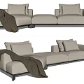 Modern Multiplayer Sofa 3d model