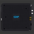 Modern CDP Digital Temperature Device With White Black Design And