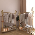 Hanger Shoe Rack Storage Rack 3d model