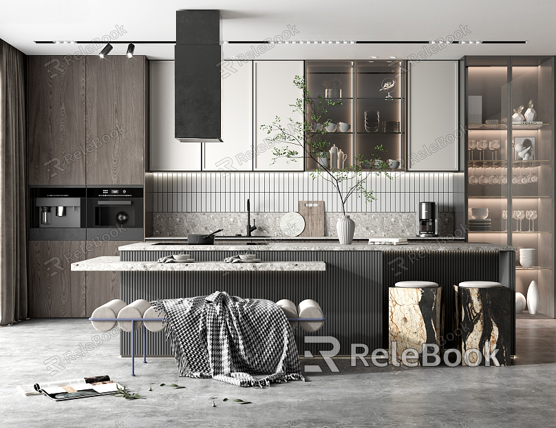 Open kitchen Modern kitchen model