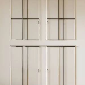 modern glass sliding door kitchen door balcony door 3d model