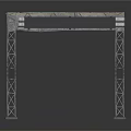 Industrial Metal Truss Support Equipment With Heavy Duty Frame Structure