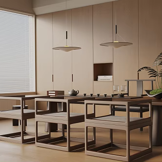 Modern Tea Room 3d model