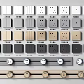 Modern Switch Switch Socket 3d model
