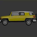 Yellow Off Road SUV With White Roof And Modern Exterior Design