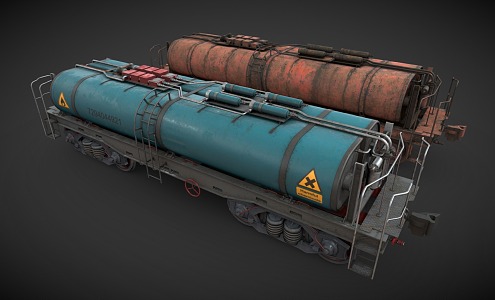 modern tanker 3d model