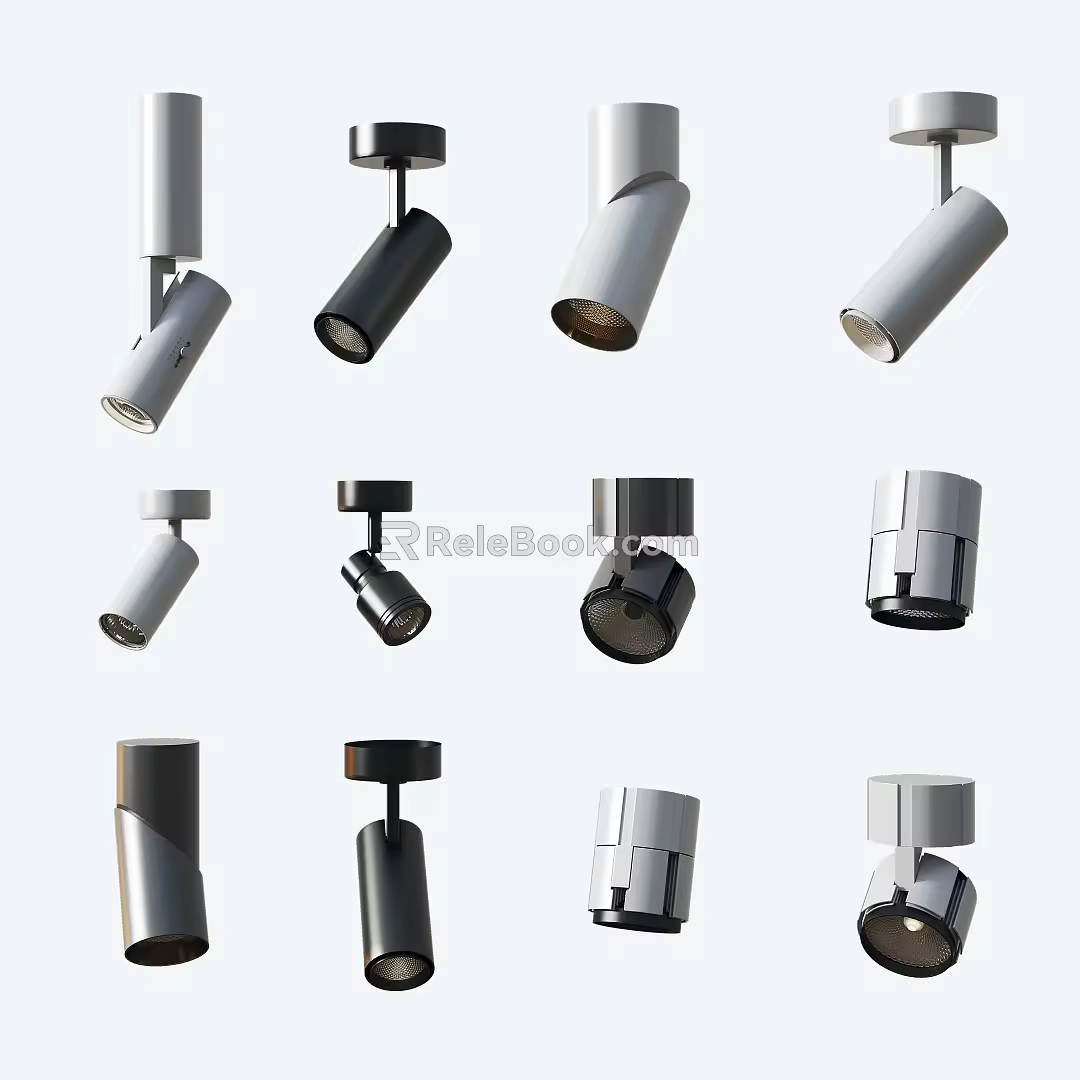 Modern Downlight 3d model