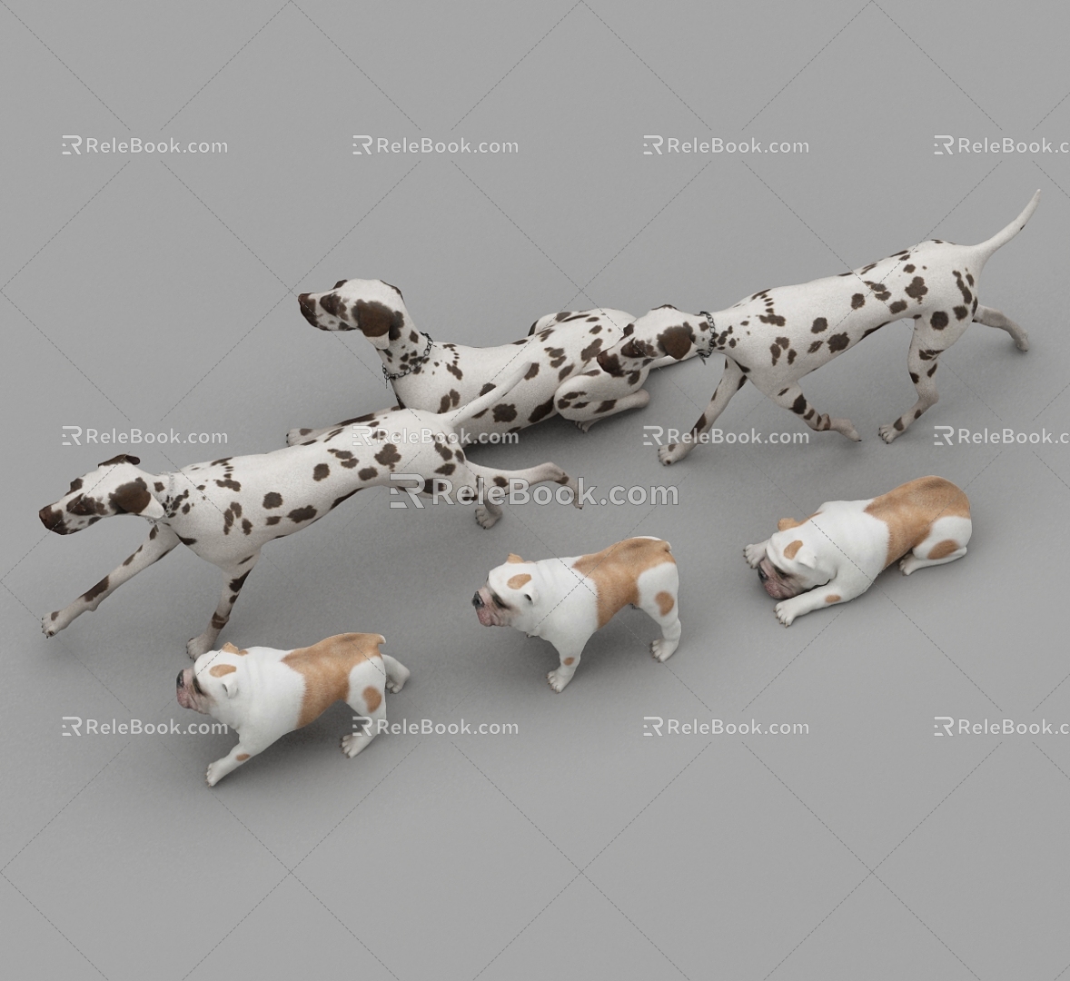 The Modern Dog 3d model