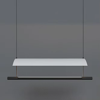Minimalist Chandelier Art Chandelier Restaurant Chandelier 3d model