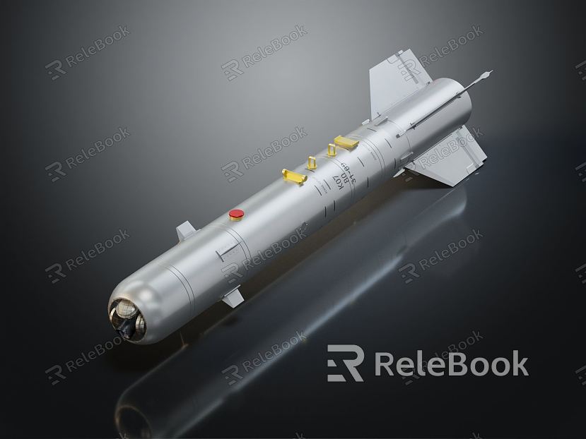 modern missile bomb model