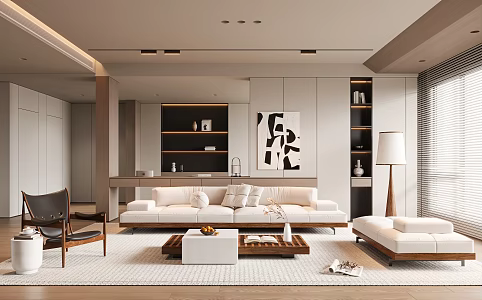 The Silent Living Room 3d model