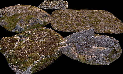 Rock pile 3d model