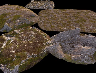 Rock pile 3d model