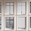 Window Blinds Various Styles And Colors For Home Window Decoration Installation Ideas 3d model