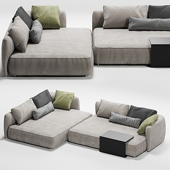 Corner sofa Double sofa 3d model