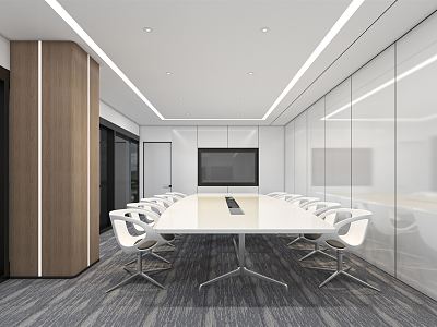 Modern Meeting Room Meeting Table and Chair model