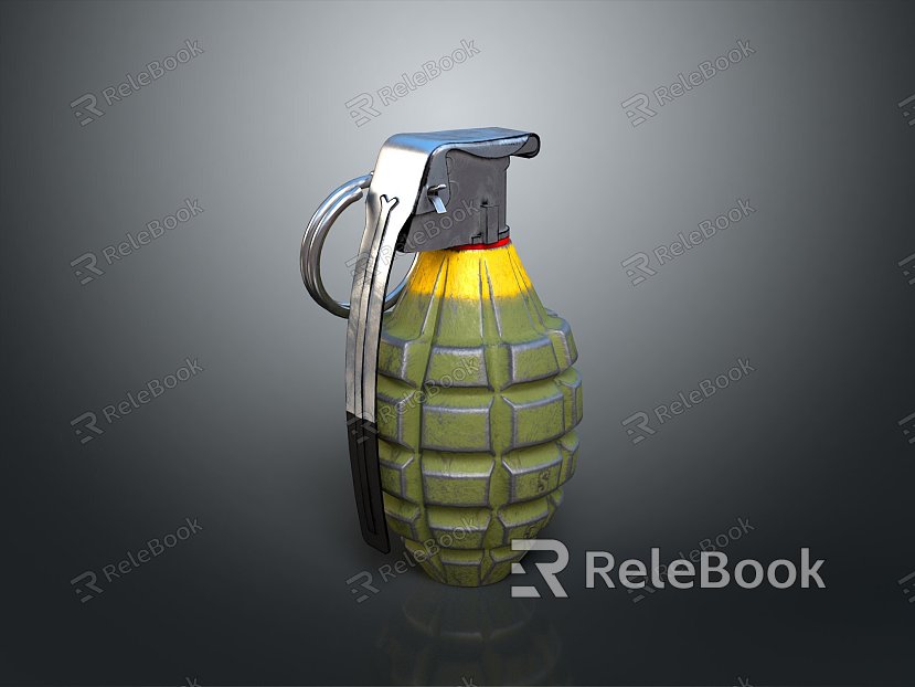 Grenade Grenade Gun Grenade Grenade Ammunition Military Grenade Smoke Bomb Science Fiction Grenade Throwing Weapon model