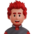 Modern Cartoon Characters Cartoon Avatar Cartoon Characters 3d model