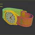 Hublot Titanium Watch High-end Watch High-end Watch 3d model