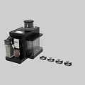 DeLonghi PrimaDonna Coffee Machine Making Milk Froth Coffee Black Modern Kitchen Appliance With Transparent Parts