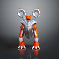 Mech Warrior Mech Soldier Machine Battlearm Mechanical Battlearm Machine Fighter Robot 3d model