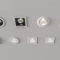 Modern Downlight Spotlight Track Light 3d model
