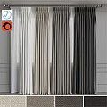 Modern Linen Curtains in Various Neutral Colors for Home Window Decoration