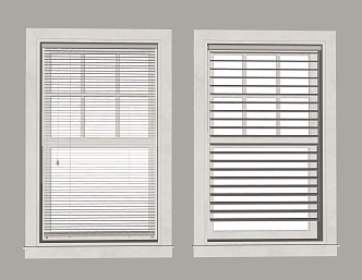 modern venetian blinds curtain sunshade 3d model