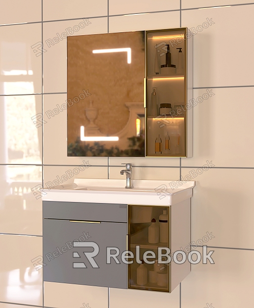 Bathroom cabinet combination model