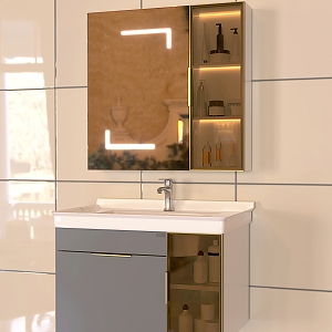 Bathroom cabinet combination 3d model