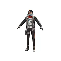 Man Wearing Tactical Hooded Jacket With Goggles Utility Belt And Multiple Pockets Apparel Design
