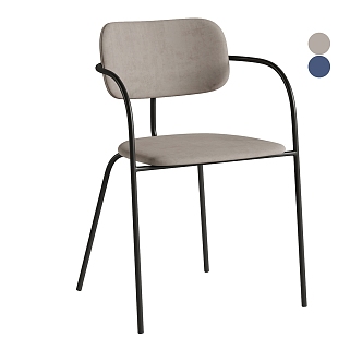 Nordic Simple Casual Chair 3d model