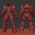 Modern Robot Warrior Robocop 3d model