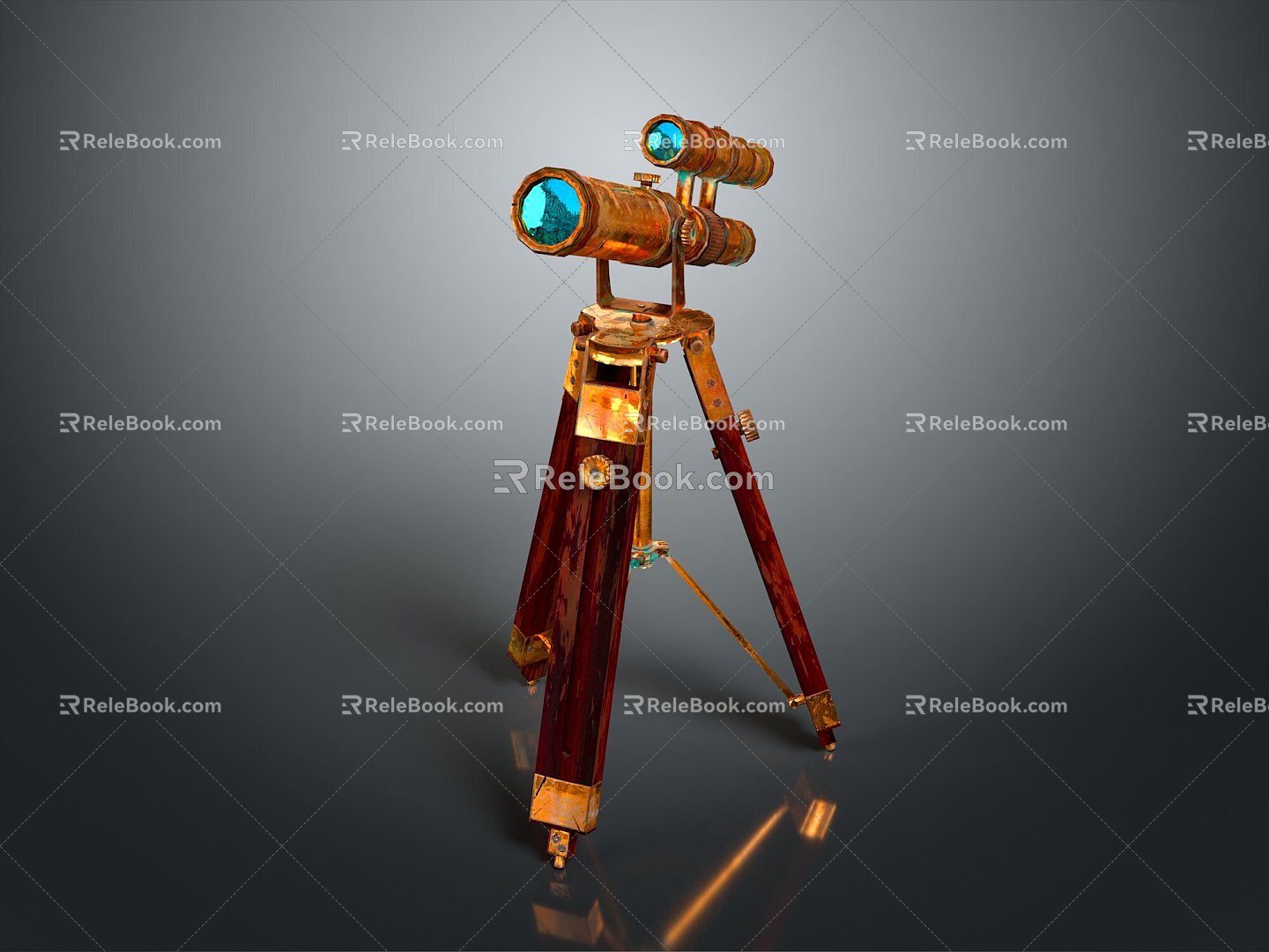 astronomical telescope space telescope telescope observation equipment physical equipment binoculars 3d model