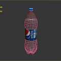 Refreshing Pepsi Soft Drink In Transparent Plastic Bottle With Blue Cap And Brand Label