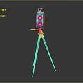 Vintage Digital Camera Mounted On Adjustable Tripod For Photography Needs