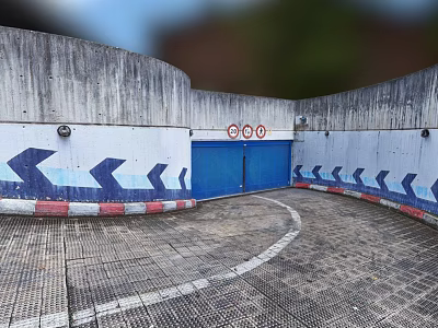 Scene Garage Entrance 3d model