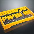 Abacus teaching supplies teaching aids daily necessities 3d model