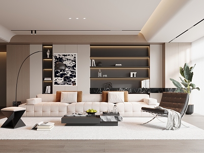 Modern Home Living Room model