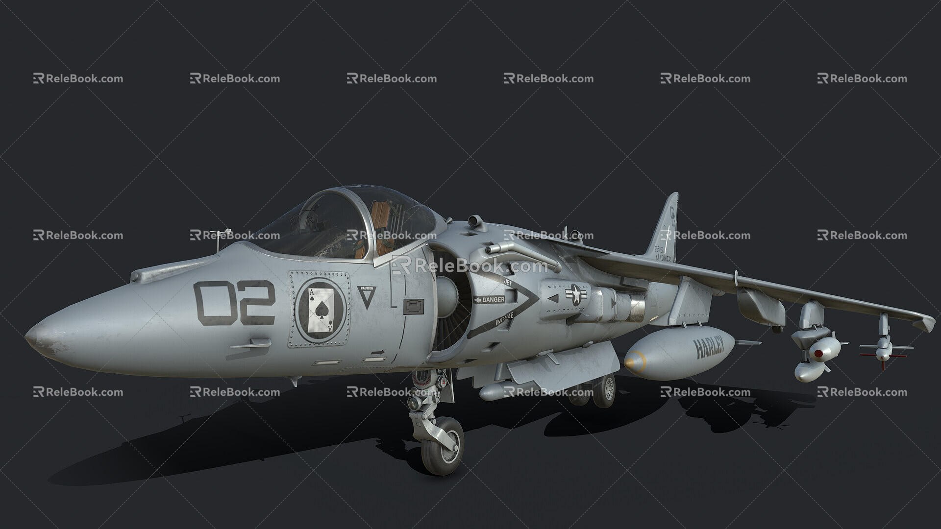 Modern Fighter Super Harrier 3d model