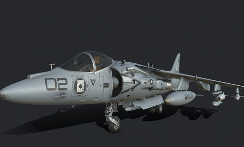 Modern Fighter Super Harrier 3d model