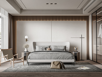 Modern Bedroom 3d model