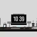 Modern computer desk 3d model