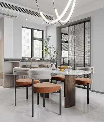 Modern Restaurant Home Restaurant 3d model