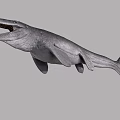Prehistoric Mosasaurus Marine Reptile With Open Mouth And Sharp Teeth
