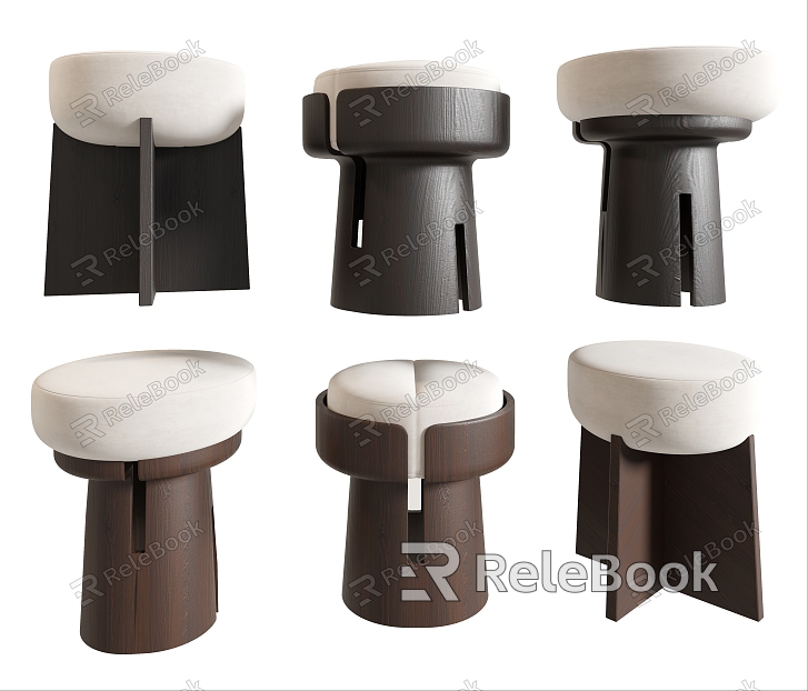 Silent Wind Stool Sofa Stool Low Stool Shoe Changing Stool model