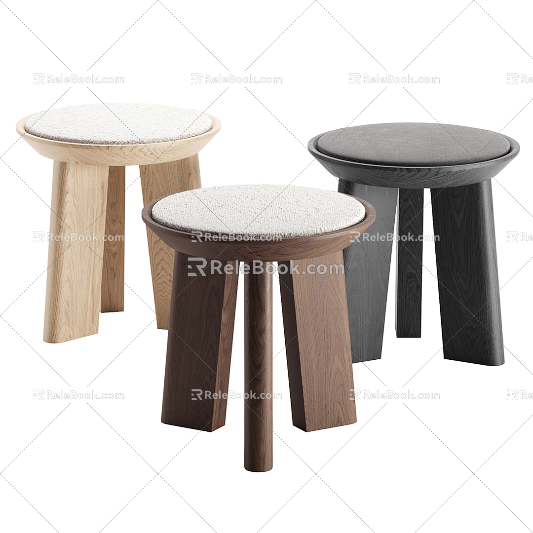 Nordic Stool 3d model