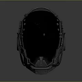 Sci-Fi Helmet Alien Helmet High Tech Helmet Game Helmet 3d model