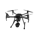 Advanced Black Drone With Multiple Propellers And Professional Camera Equipment 3d model