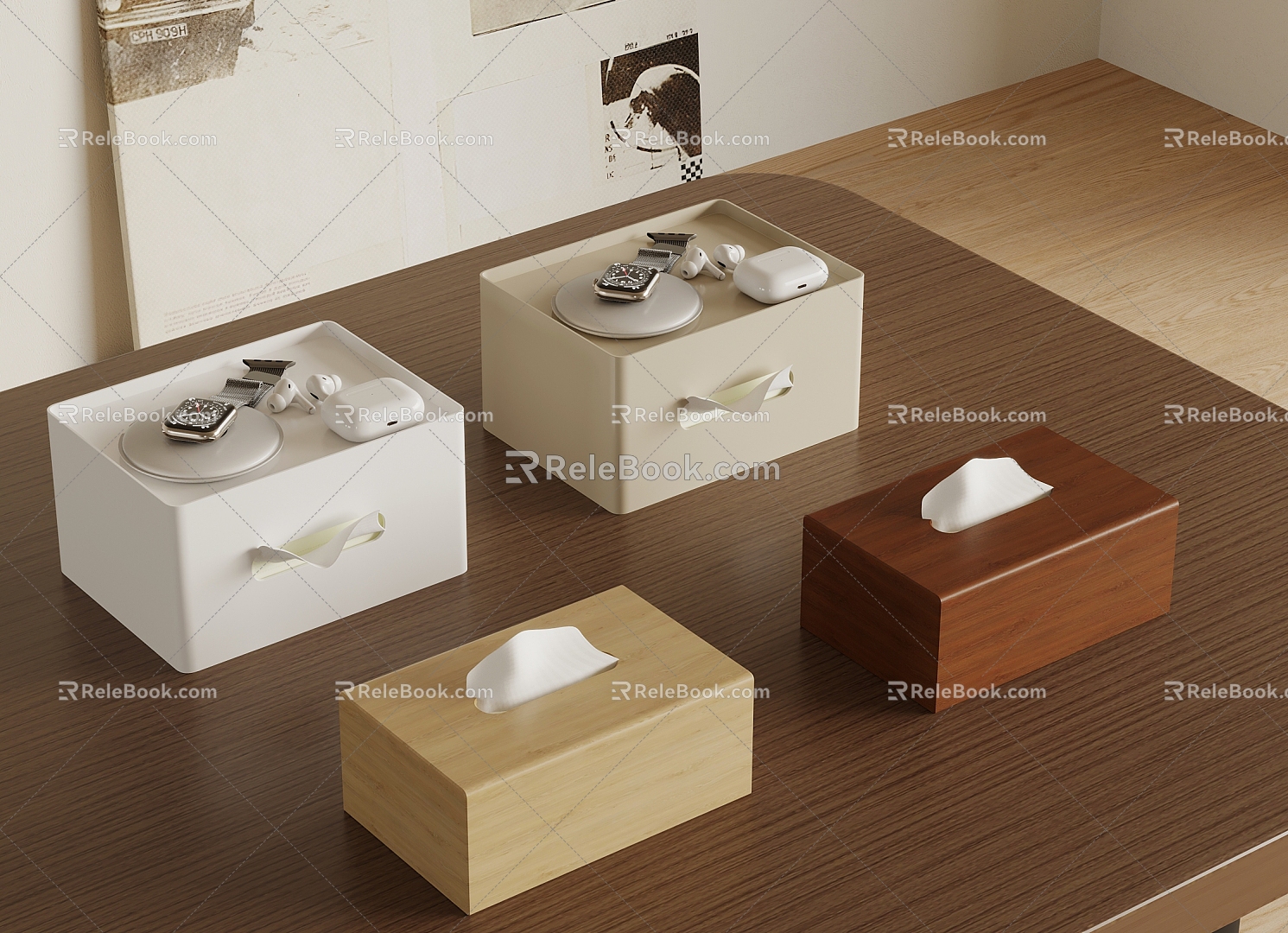 Paper box 3d model